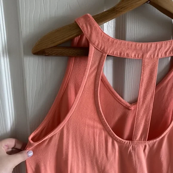 Mossimo Salmon Sun Dress With Cutout Back Size Large - Picture 5 of 7